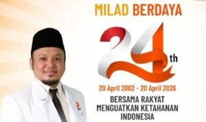 Erpa Aris Purnama Sampaikan Ucapan Milad ke-24 PKS