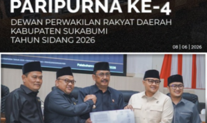 DPRD Kabupaten Sukabumi Gelar Rapat Paripurna Ke-4 Tahun Sidang 2026