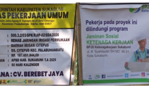 Dinas PU Sukabumi Rehabilitasi Jaringan Irigasi Citepus, Perkuat Ketahanan Pangan Petani Jadi Berkah Mubarokah