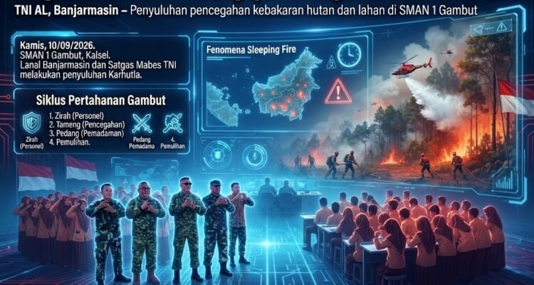 Lanal Banjarmasin Hadiri Penyuluhan, Satgas Mabes TNI:  Pentingnya Pencegahan dan Pemulihan